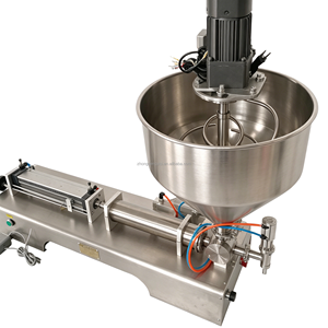 1000ML Electric Semi-Automatic Piston Filling <b>Machine</b> for Paste Cream Juice <b>Oil</b> & Chemical with Glass/Metal and Barrel Packaging - Product Image 2