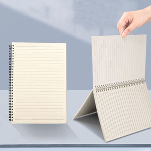 Cuaderno diario de papel A4 A5 con reglas universitarias al por mayor, páginas con logotipo personalizado, cuaderno en espiral liso personalizado, 80 páginas de doble cara - Product Image 4