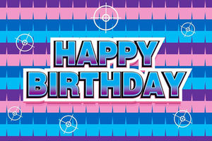 Fondo Fotográfico Personalizable para Cumpleaños, Baby Shower, Mesa <span class=keywords><strong>de</strong></span> Pastel, Fiesta, Diseño <span class=keywords><strong>de</strong></span> Pixel Sandbox, Gran Venta - Product Image 2