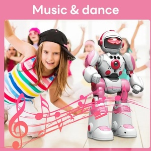 Nouveauté : Robot éducatif en plastique intelligent programmable avec détection de geste, marche et danse, jouet RC intelligent à télécommande - Product Image 3