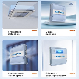 Mới được nâng cấp siêu mỏng điện kính làm sạch ROBOT Mini Robot Máy hút bụi cửa sổ làm sạch Robot - Product Image 4