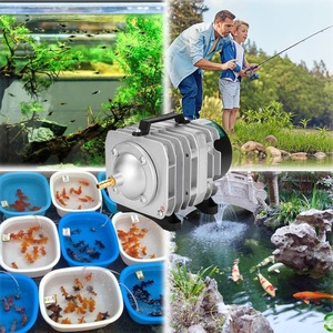 Pompe à oxygène électrique 110V/220V 8W-520W pour étang à poissons et aquarium systèmes hydroponiques extérieurs compresseur pour aquarium et étang - Product Image 4