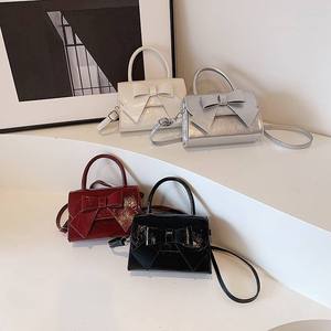 Sac à main nœud papillon le plus vendu 2026, petit sac carré version coréenne, sac à bandoulière élégant pour femme - Product Image 3