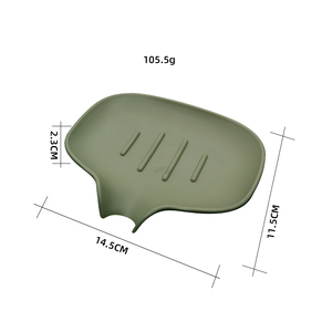 <span class=keywords><strong>Plato</strong></span> de silicona para jabón con escurridor, escurridor de <span class=keywords><strong>goma</strong></span> para Bar, esponja para jabón - Product Image 5