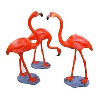 Innen/Außen Fiberglas-Harz LED Stern-Flamingo-Skulpturen Hotel Nachtbeleuchtung Dekor IP65 Motiv-Dekorationen Weihnachten 2700K Warmweiß