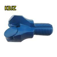 Forets de forage PDC personnalisés de haute qualité à 2 ailettes de 28 mm, grattoirs pour puits d'eau et mines de charbon