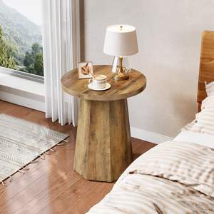 Vente <span class=keywords><strong>en</strong></span> gros <span class=keywords><strong>en</strong></span> usine d'une petite table d'appoint ronde <span class=keywords><strong>en</strong></span> bois au design moderne table d'appoint pour la maison meubles de salon parfaits - Product Image 4