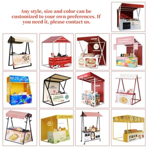 Farm Market Stall Tent <strong>Food</strong> Street Snack <strong>Stand</strong> Outdoor Market Event Stall Portable Street <strong>Stand</strong> - Product Image 6