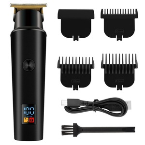 Cortadora de Pelo Eléctrica Profesional de Marca Personalizada, Recortadora de Pelo Recargable para Hombre, Máquina de Corte de Pelo con Pantalla LCD para Barbería - Product Image 5
