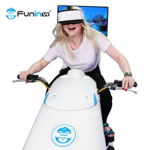 FuninVR Moto Vr Racing Bike <span class=keywords><strong>Simulator</strong></span> Wahana Taman Hiburan 9D VR Speed Racing <span class=keywords><strong>Simulator</strong></span> Mesin Game VR Sepeda Motor - Product Image 2