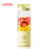 Blender portable, bouteille, rechargeable par USB, 500 ml, 6 lames, mixeur à fruits, mini presse-agrumes manuel, blender pour smoothies