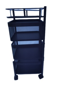 Chariot à plusieurs niveaux en métal, qualité supérieure, nouveau design, vente en gros, revêtement de poudre, prix bon marché - Product Image 2