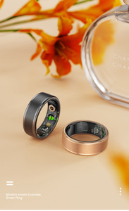 Anillo inteligente R03, monitor de salud, controlador de frecuencia cardíaca, monitor de sueño, oxígeno en sangre SpO2, arquitecto de bienestar con bioseñales para hombres y mujeres - Product Image 6