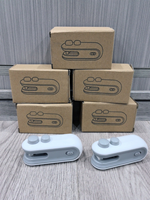 Scelleuse de sacs 2 en 1 rechargeable par USB-C, thermoscellage avec coupeur et aimant pour sacs en plastique, sacs à collation