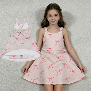 Vestido Deportivo RTS de Verano para Niñas Pequeñas, Estilo Coqueta, Casual, Transpirable, Hasta el Tobillo, para Jugar Tenis, Yoga, Venta al Por Mayor - Product Image 2
