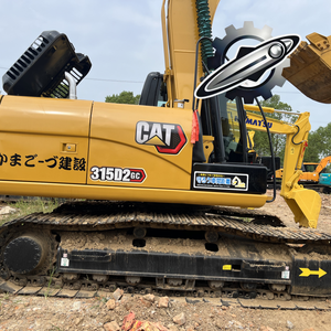 Excavatrice d'occasion Caterpillar 315D2GC, marque japonaise d'origine, 15 tonnes, sur chenilles en caoutchouc, taille moyenne, modèle 2024, godet de 0,75 m, moteur Cummins - Product Image 2