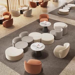 Meubles de maison de célébrités d'Internet de style moderne <span class=keywords><strong>chaise</strong></span> élégante de lobby d'hôtel pour la réunion de loisirs négociant la combinaison de salon - Product Image 1