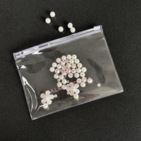 Sacs en plastique transparents personnalisés avec logo pour bijoux, sacs refermables réutilisables, emballage étanche, sacs cosmétiques en PVC transparent