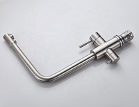 Robinetterie de cuisine en acier inoxydable 304, robinetterie de cuisine durable, robinets d'évier de cuisine montés sur le pont
