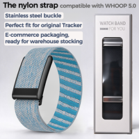 Sangle réglable en nylon respirant pour Whoop 5.0, bracelet de remplacement élastique, accessoire de suivi d'activité sportive, OEM ODM