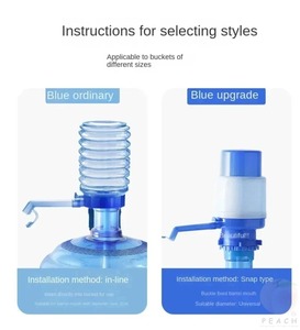<b>Water</b> Bottles <b>Pump</b> Manual <b>Hand</b> Pressure Drinking Fountain Pressure <b>Pump</b> <b>Water</b> Press <b>Pump</b> with an Extra Short Tube Food Grade - Product Image 5
