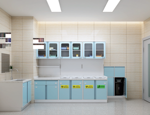 Горячая продажа: Современный настенный шкаф для медсестринской станции в больнице, прочный, легко чистящийся, стерильный, для дозирования лекарств и процедур. - Product Image 1