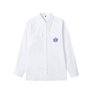 Camisa Blanca de Diseño con Falda Plisada a Cuadros, Venta al por Mayor, Primavera y Otoño, Personalizable, Ropa Deportiva Neutral para Estudiantes de Secundaria - Product Image 1