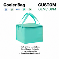 Sac isotherme pliable grande capacité, écologique, étanche, pour livraison de repas en gros pour restaurants