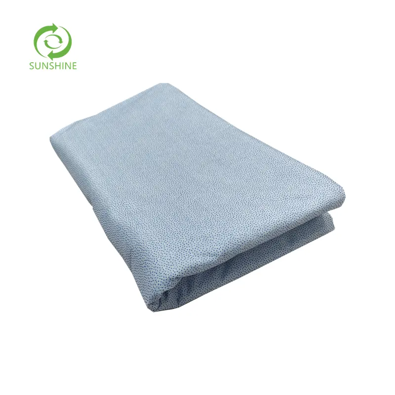 Factory supply spunlace nonwoven with anti-skidding points fabric biodegradable material products anti-skidding non woven fabric