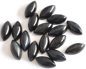 5PC Natural Black <b>Tiger</b> <b>Eye</b> Marquise Cabochon 5x10mm Gemstone Lot Jewelry Supply OEM Exporter Manufacturer India - Product Image 6