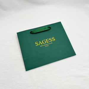 Cửa hàng tùy chỉnh sang trọng các tông gói quà tặng Túi giấy và đồ trang sức gói túi giấy với Ribbon xử lý - Product Image 4