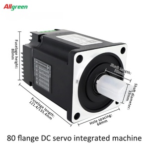 DC48V ออลอินวันไดร์เวอร์เซอร์โวมอเตอร์แบบรวม 750W/1000W 2.4/3.2Nm 3000RPM พัลส์ RS485 CANopen หุ่นยนต์อุตสาหกรรม - Product Image 4