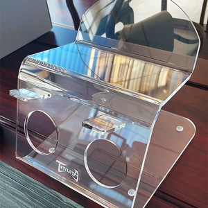 แท่นวางอะคริลิคใสสำหรับแว่น VR Quest 2 <span class=keywords><strong>3</strong></span> พร้อมที่เก็บคอนโทรลเลอร์ - Product Image 4