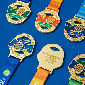 Medalla Deportiva Personalizada de Metal, Medalla de Zinc con Brillo para Maratón, Carrera de 5K, Arcoíris, Premio Personalizado al por Mayor del Fabricante - Product Image 4