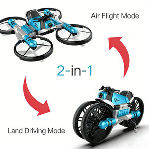 <span class=keywords><strong>Drone</strong></span> RC pliable électrique 2-en-1 pour débutants, 4 canaux, contrôlé par application, caméra HD Wi-Fi, retour automatique en plastique - Product Image 4