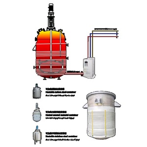 Electromagnetic Heating Stainless Steel Reaction <b>Kettle</b> Chemical Jacketed Reactor for Food Paste Processing - Product Image 6