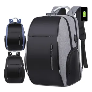 2020 18 дюймов хорошего качества рюкзак с USB зарядкой рюкзак с пользовательским логотипом Противоугонный рюкзак для ноутбука с замком