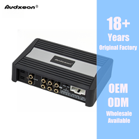 Procesador de Audio para Auto DSP de 6 Canales, Amplificador de 4 Canales Clase AB 4x50W, Chip AKM Japonés, Crossovers y DSP Integrados