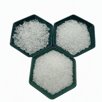 Sable de verre concassé transparent, granulats de verre recyclé pour pierre technique, terrazzo, comptoirs en époxy, décoration, sablage, élimination de la rouille