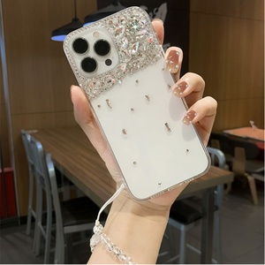 เคส iPhone 16 หรูหรา ใส ประดับเพชร เคสมือถือสำหรับ iPhone 16 15 14 13 Pro Max Plus - Product Image 5