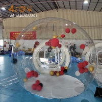 Maison Gonflable Bulle de Rebond, Dômes Transparents Gonflables, Tente pour Enfants, Tente Gonflable Rebondissante, Dôme Ballon Gonflable, Tente Bulle