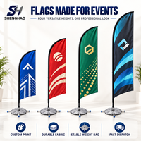 Drapeau en polyester à plumes écologique, portable, à levage automatique, en fibre de carbone, 35 mph, séchage rapide, anti-plis