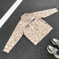 Fabricant de tapisseries, logo personnalisé OEM et ODM, tapisserie tissée, pull de haute qualité, streetwear, veste en tapisserie surdimensionnée