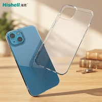 Étui en TPU transparent pour 16 Pro, 0,3 mm, protection de l'écran surélevé, protection de l'objectif de l'appareil photo, antichoc, pour un usage quotidien