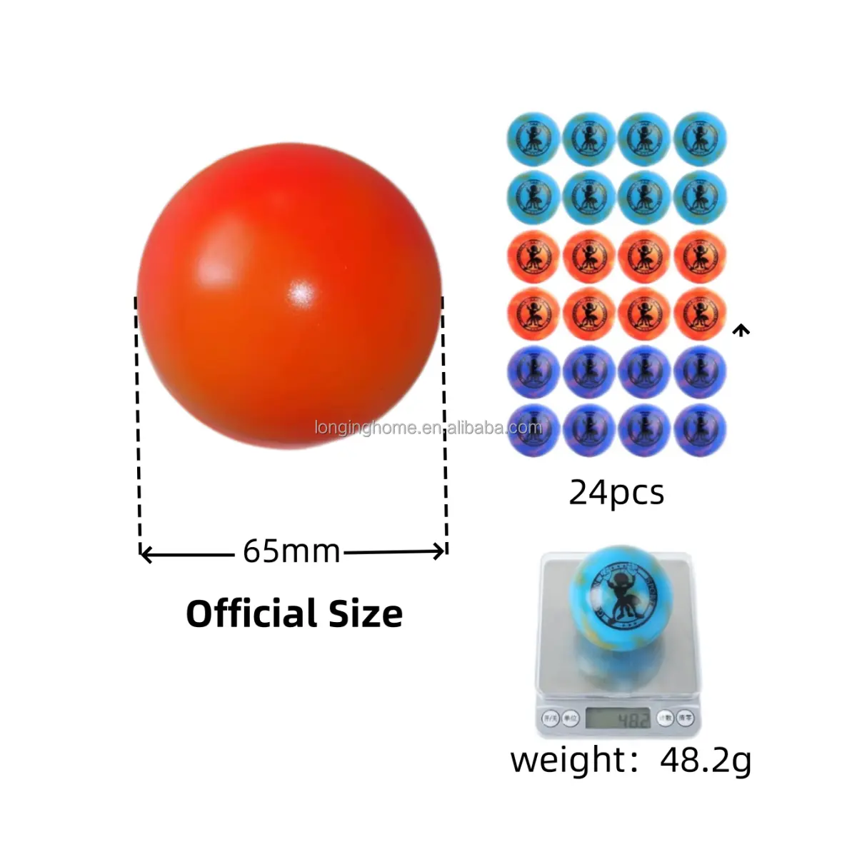 Goden Sports Official Size   Weight Special Offer Durable and Cheap Team Sports 3 Color PVC Street Field Hockey Balls With Logo
