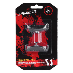 Plaquettes de frein de vélo en caoutchouc antidérapantes, insonorisées, durables, sans <span class=keywords><strong>amiante</strong></span>, avec entretoise à écrou hexagonal, kit d'accessoires pour freins V-Brake pour VTT et vélo de route - Product Image 1