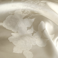 Parure de lit de luxe légère en coton longues fibres 100S, quatre pièces, couleur unie, type drap, satin, brocart jacquard haute précision