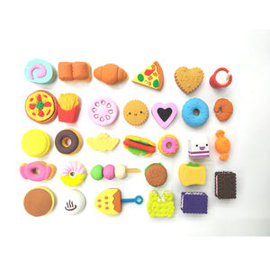 Gomme 3D miniature démontable et assemblable en forme de nourriture créative (gâteau, glace, hamburger) - Product Image 2