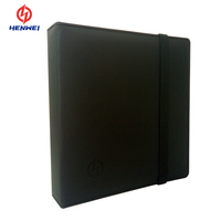 Porte-documents en cuir, classeurs personnalisés format A4, protection, classeur à 2 anneaux, Sengtor ST-0091, compostable