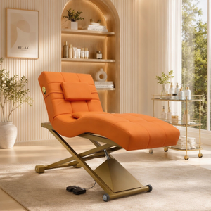 Cama de Belleza Eléctrica de Lujo con Curva en S para Extensiones de Pestañas, Spa Facial, Mesa de Masaje, Clínica Estética - Product Image 6